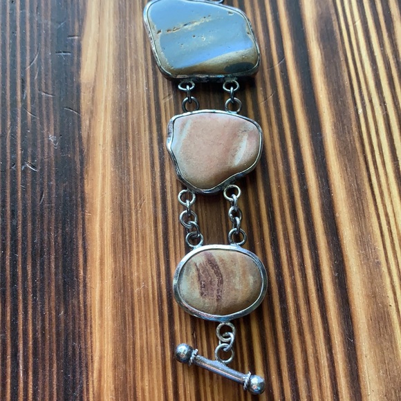 Beautiful Sterling Stone bracelet - Picture 2 of 5